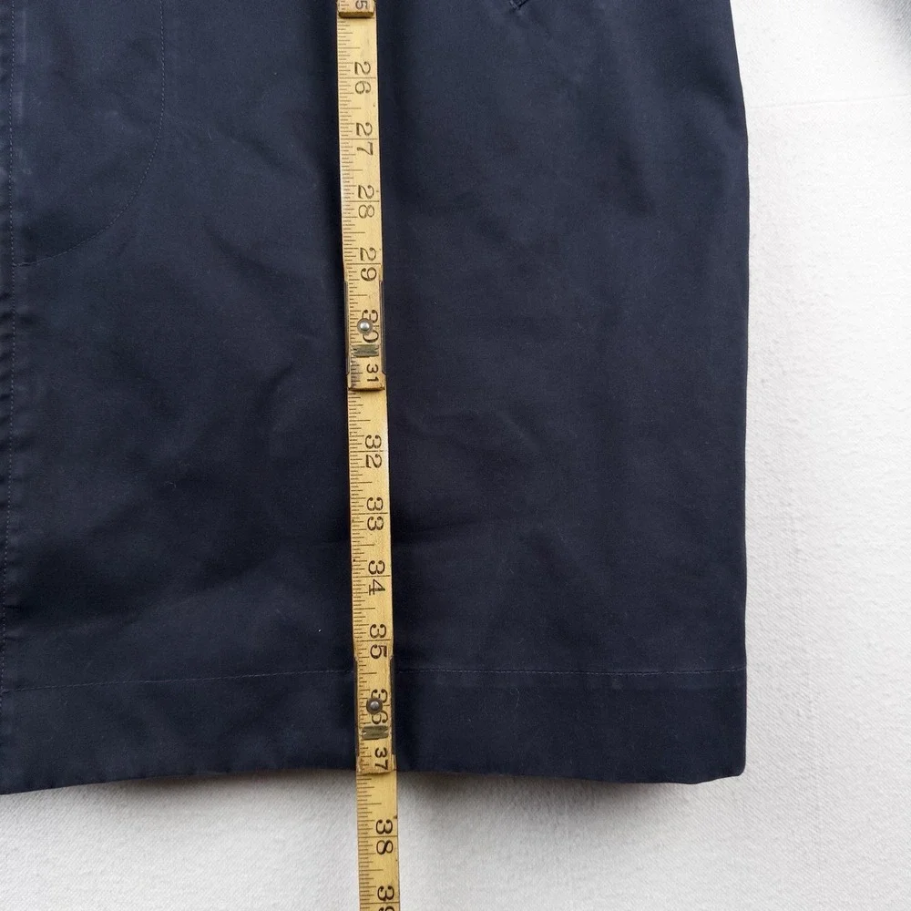 APC Navy Blue Hooded Trench Rain Coat Mac Parka Jacket Men's Small S